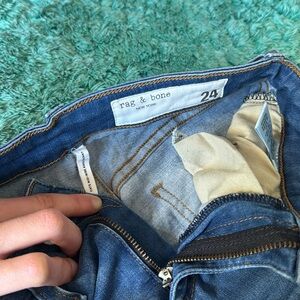 Rag & Bone Cate mid-rise ankle skinny